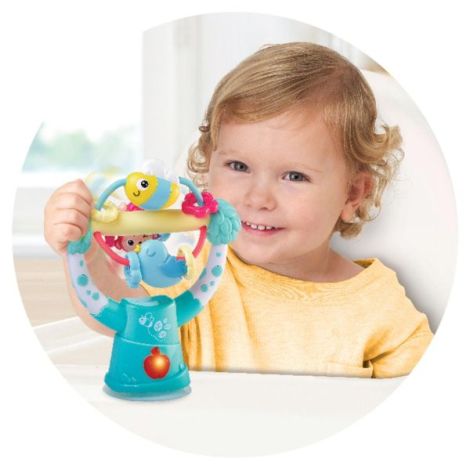 Jucarie interactiva cu ventuza - invarte si descopera - imagine 9